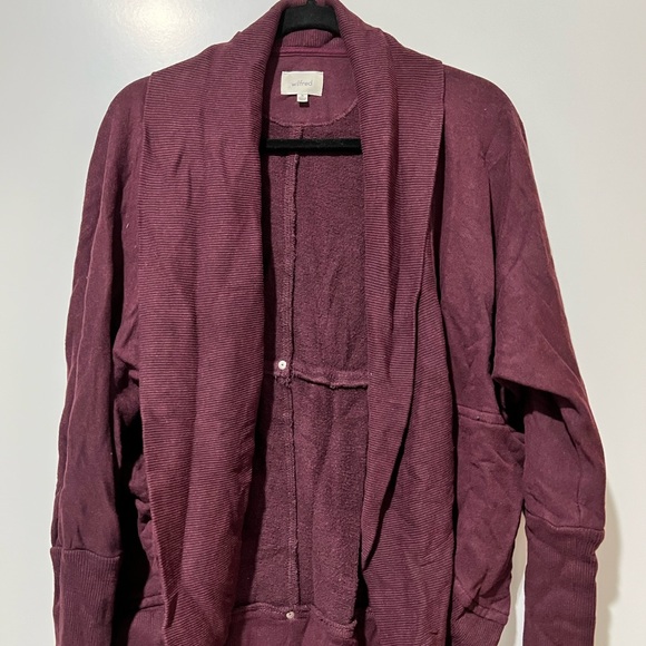 Wilfred Diderot cardigan (burgundy, size M) - Picture 1 of 4